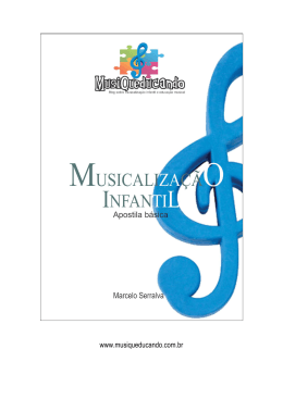 apostila de musicaliza&ccedil;&atilde;o infantil