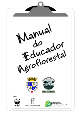 Manual do Educador Agroflorestal