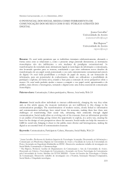 Descarregar 256 kB - Revista Comunicando