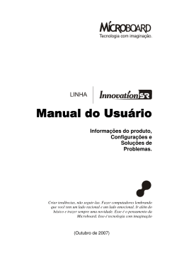 Manual do Usu&aacute;rio