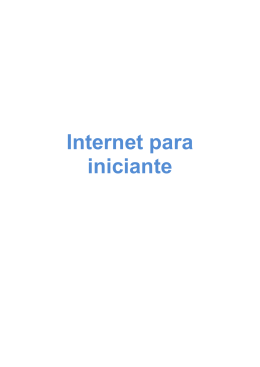 Internet para iniciante