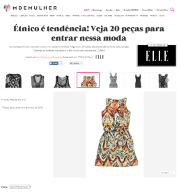 Etnieo &eacute; tend&ecirc;ncia! Veja 20 pe&ccedil;as para entrar nessa moda