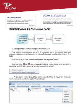 CONFIGURA&Ccedil;&Atilde;O DO ATA Linksys PAP2T 1
