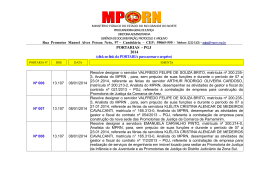 PORTARIAS - PGJ 2014 (click no link da PORTARIA para acessar o