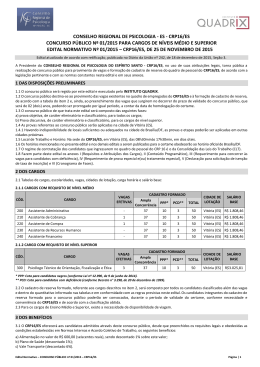 Edital - Instituto Quadrix