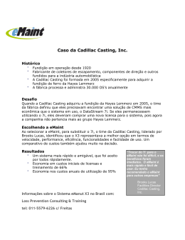 Caso da Cadillac Casting, Inc.