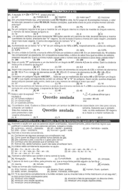 Prova da EsSA 2007_08