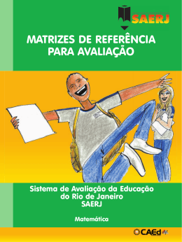 MATRIZES DE REFER&Ecirc;NCIA PARA AVALIA&Ccedil;&Atilde;O