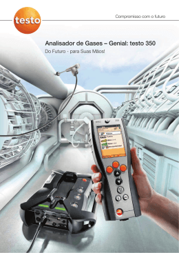 Analisador de Gases &ndash; Genial: testo 350