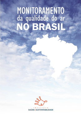 Monitoramento da qualidade do ar no Brasil