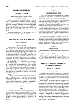 Decreto-Lei n.º 165/2014