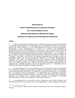 resolução da corte interamericana de direitos humanos1 de 14 de