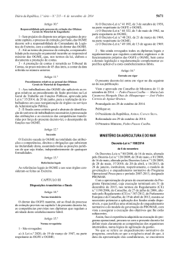 Decreto-Lei n.º 168/2014