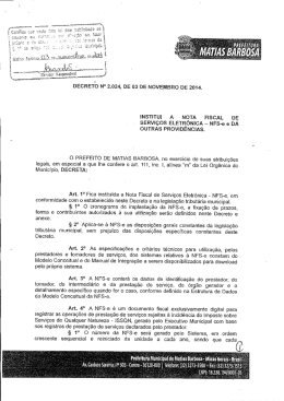 Decreto, 2.024 de 03 de Novembro de 2014
