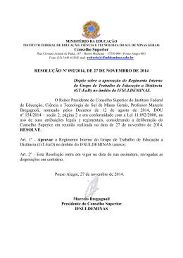 resolução nº 092/2014, de 27 de novembro de 2014