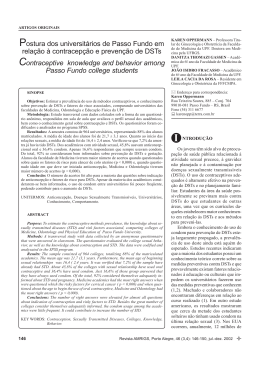 Postura dos universit&aacute;rios de Passo Fundo em rela&ccedil;&atilde;o &agrave;