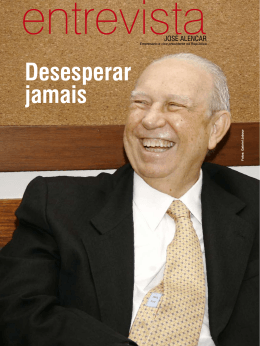 desesperar jamais - Instituto Nacional de Câncer