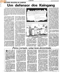 “Não tenho certeza se este papel chegará às mãos de V. Exa. e