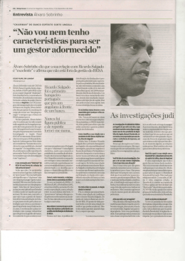 “Não Vou nem tenho caracteristicas para ser