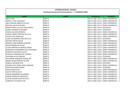 VESTIBULAR SOCIAL 2014/02 Resultado da Entrevista