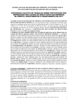 Financeiras &ndash; PLR