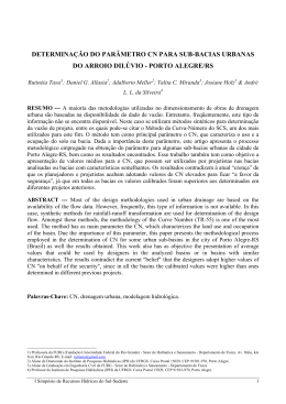 determina&ccedil;&atilde;o do par&acirc;metro cn para sub