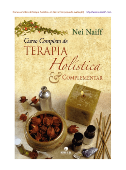Curso Completo de Terapia Hol&iacute;stica e Complementar