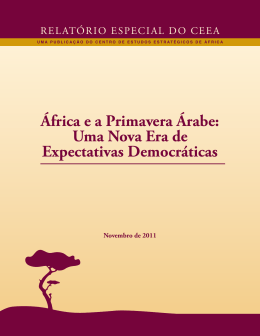 &Aacute;frica e a Primavera &Aacute;rabe: Uma Nova Era de Expectativas