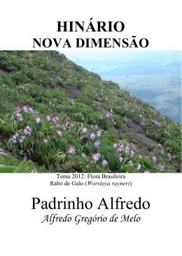 Padrinho Alfredo - Nova Dimensao - Grafica
