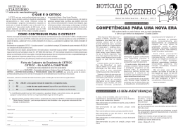 COMPET&Ecirc;NCIAS PARA UMA NOVA ERA