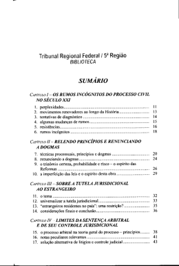 Nova era do processo civil - Tribunal Regional Federal da 5ª Região