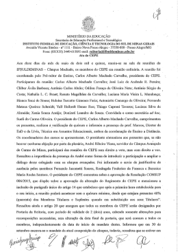 Ata da Reunião do CEPE