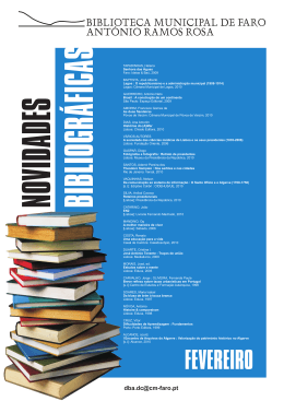 novidades bibliográficas - Plano Nacional de Leitura