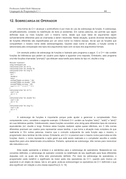 12. SOBRECARGA DE OPERADOR