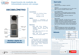 DECIBEL&Iacute;METRO - LabCon-UFRN