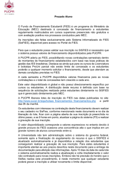 Manual de Inscrição
