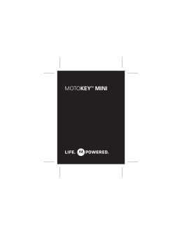 LA Portuguese MOTOKEY MINI EX109 Getting Started