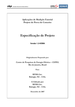 SMSF - Relatório 13.1 - Anexo - Especificação das