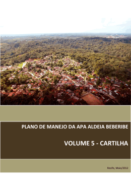 VOLUME 5 - CARTILHA - CPRH - Governo do Estado de Pernambuco