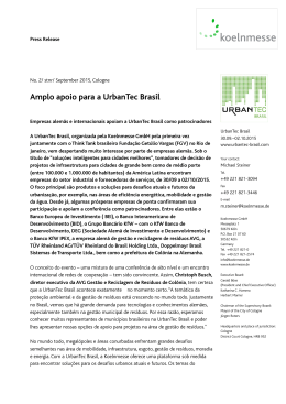 Leia mas () - UrbanTec Brasil