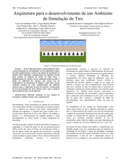 Arquitetura para o desenvolvimento de um Ambiente de