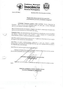Prefeitura Municipal de Inocência