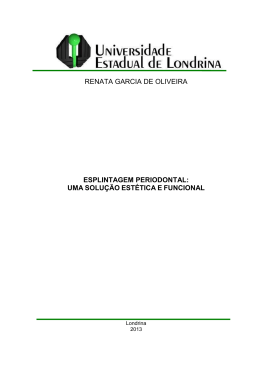 esplintagem periodontal