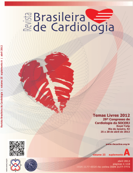 Temas Livres 2012 - Revista Brasileira de Cardiologia