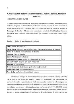 Projeto Pedag&oacute;gico.