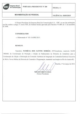 portaria &ndash; presi n&ordm; 200 &ndash; movimenta&ccedil;&atilde;o de pessoal