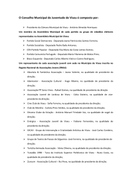 Composi&ccedil;&atilde;o - C&acirc;mara Municipal de Viseu
