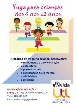Yoga para crian&ccedil;as