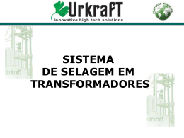 SISTEMA DE SELAGEM EM TRANSFORMADORES