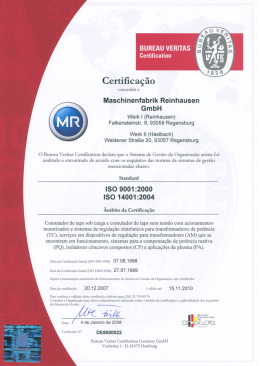 Certiﬁca&ccedil; &atilde;o